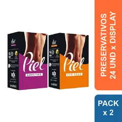 PIEL - Preservativos Sensitivo + Aros x 48 und.