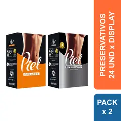 PIEL - Preservativos Aros + Super Seguro x 48 und.