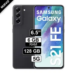 SAMSUNG - Celular Libre S21 FE 5G 64 128GB 6GB RAM Gris