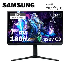 SAMSUNG - MONITOR LS24DG300ELXPE Odyssey G3 24 VA FHD 180Hz 1ms FreeSync