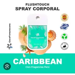CIEN FRAGANCIAS - PERFUME CORPORAL VEGANO CIENFRAGANCIAS FLUSH TOUCH45ML AROMA CARIBBEAN