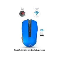 GENERICO - Mouse Inalámbrico con Diseño Ergonómico