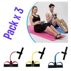 OEM - PACK 3Ligas Tummy Trimmer Fitness Yoga Ejercitador Pedales