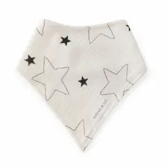 EPHRAN & BILL - Babero Bandana Para Bebé Star Muselina