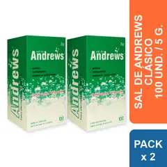GENERICO - Efervescente Sal de Andrews Clásico 100 und. / 5 g.