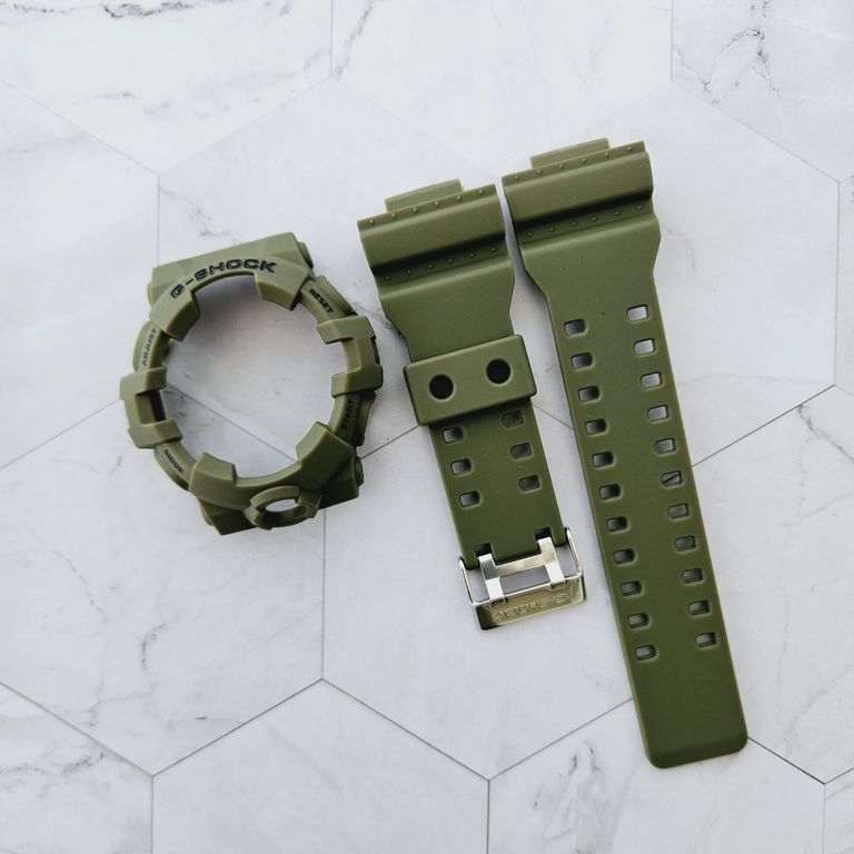 Correa Repuesto + Bisel para CASIO G-SHOCK GA-700 - Verde