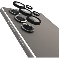 GENERICO - Protector De Cámara Samsung S24 Ultra Negro