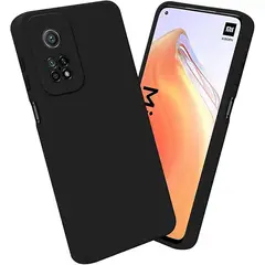 GENERICO - Case Protector para Xiaomi Mi 10T Mi 10T Pro Silicona Negro