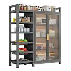 GENERICO - Organizador de cocina multiusos color gris de 120 cm