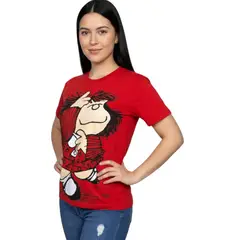 MAFALDA - POLO MUJER ROJO