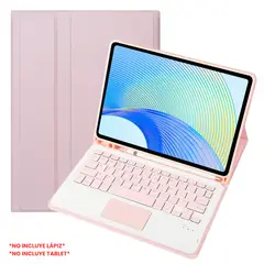 GENERICO - Funda Con Teclado Bluetooth Touchpad para Honor PAD X9 11.5 - ROSADO