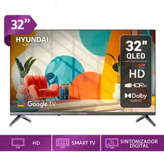 HYUNDAI - TELEVISOR SMART TV QLED 32” HYLED3259QG