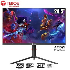 TEROS - Monitor Gamer TE-2474G 245 FHD IPS 180Hz Rendimiento Ultra Rápido