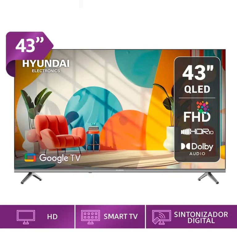 TELEVISOR QLED 43” FHD SMART TV HYLED4326QG