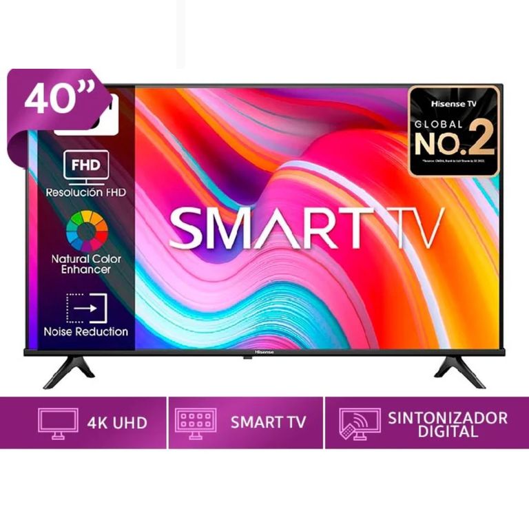 TELEVISOR 40" FULL HD SMART TV VIDAA 40A4K