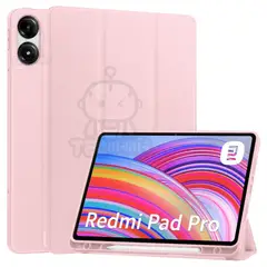 GENERICO - Funda Smart Case Portapencil Para Redmi PAD PRO 12 .1" - Rosado
