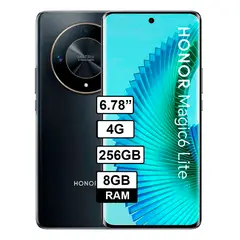 HONOR - Celular MAGIC 6 LITE 5G - 8GB RAM - 256GB Color Negro