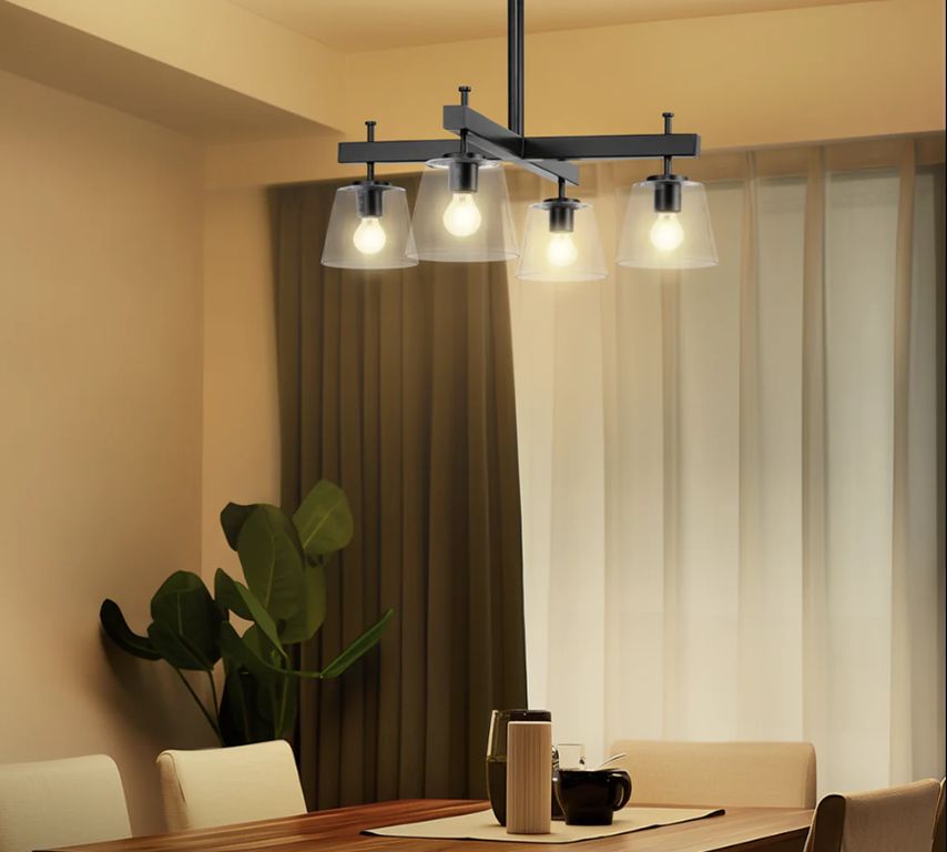 Lámpara Colgante Nora Black Led