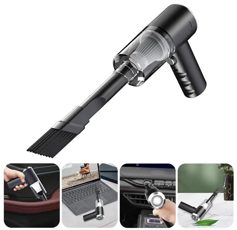 Aspiradora de Mano 2 en 1 Inalámbrica Recargable Hogar y Auto