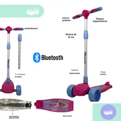GENERICO - Scoteer para niños con bluetooth lila