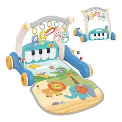 HUANGER - GIMNASIO PARA BEBÉ 2 EN 1 MULTIFUNCIONAL CON PIANO CELESTE