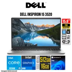 DELL - Laptop INSPIRON 15 3520 Intel Core i5-1235U Pantalla 15.6" FHD 16GB 512GB -HKG75