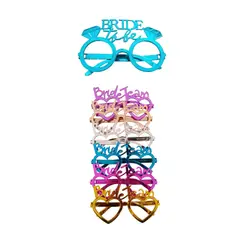 GENERICO - Set x 5 lentes novia y equipo novia despedida de soltera