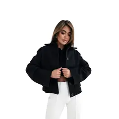 BLWOENS - Chaqueta de invierno para mujer - Negro