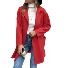BLWOENS - Chaqueta de invierno para mujer - Rojo