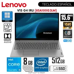 LENOVO - Laptop V15 G4 IRU Intel Core i5-13420H 8GB Ram 512GB SSD 156″ FHD 83A100GJLM WIN11