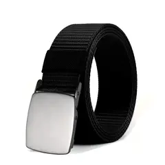 GENERICO - CORREA TÁCTICA NEGRA CON HEBILLA METALICA