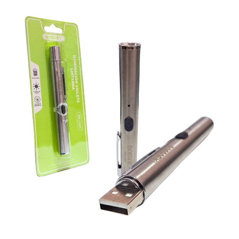 Detector de Billetes Recargable USB Bossney BS-L3341