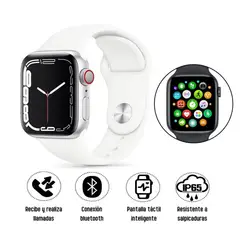 GENERICO - Smartwatch i9 Bluetooth Pantalla Táctil Blanco