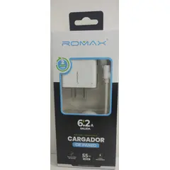 ROMAX - Cargador de pared 6.2 A salida TCC0226