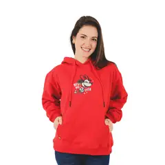 DISNEY - POLERA OVERSIZE MINNIE MOUSE MUJER ROJO
