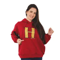 HARRY POTTER - POLERA OVERSIZE MUJER VINO