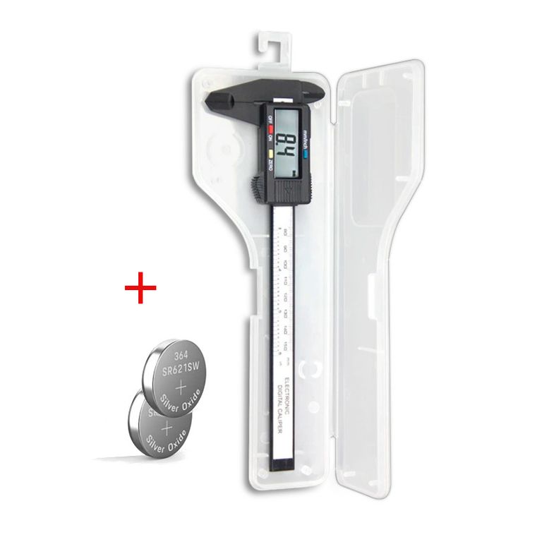 Pie de Rey Calibrador Digital de mano Vernier Case Baterias