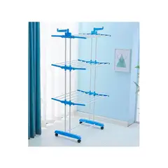 GRETAIL - Tendero tendal ropa 3 niveles con colgadores