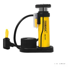 KAMASA - Inflador de pie con manometro 45x180mm