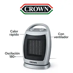 CROWN - CALEFACTOR CON TECNOLOGIA PTC MARCA