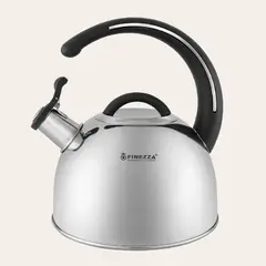 FINEZZA - TETERA DE ACERO INOXIDABLE FF-T0048 3.0 LITROS NEGRO