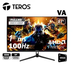 TEROS - Monitor TE-2732S 27 VA 100Hz 1920x1080 Full HD HDMI DP VESA FREESYNC