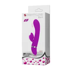 PRETTY LOVE - Vibrador Rabbit Sexual Femenino Bert 30 Funciones Silicona