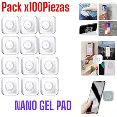 OEM - Pack x 100piezas Nano Gel Pad Adhesivo Doble Soporte