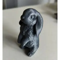 GENERICO - ADORNO EXCLUSIVO CONEJO NEGRO 23cm x 13cm x 12cm