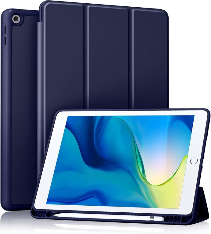 Funda Smart Case Portapencil Para iPad 7 / 8 / 9 Gen. 10.2" - AZUL