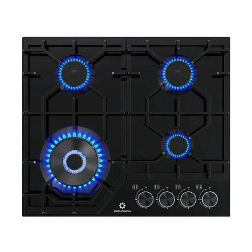 Cocina empotrable a Gas 4 Quemadores Negro EGASI-604CGNE