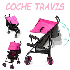EVEZO - Nuevo Coche de Paseo Travis - Rosado