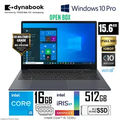 DYNABOOK - Laptop Satallite Pro C50-K Intel Core i5 1235U 16GB RAM 512GB SSD PSY19U-0FH035 OPEN BOX