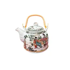 ACHALLAY ARTESANIA DE BARRO - Tetera Oriental Con Filtro 900 ml